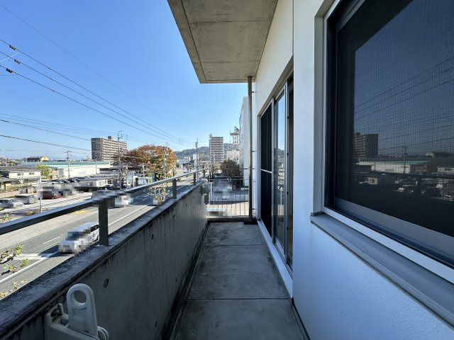 ア・ラコント　北棟のバルコニー