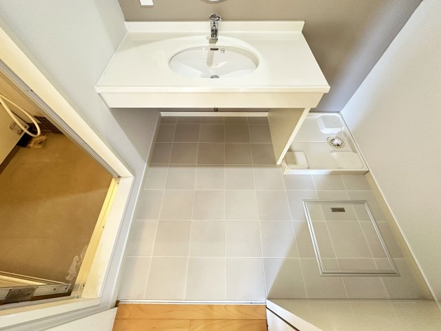 ア・ラコント　北棟の洗面所