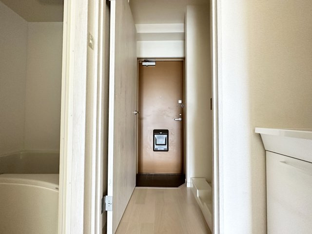 フィットハイム青柳の玄関