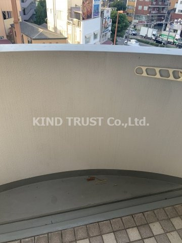 ノルデンハイムリバーサイド天神橋のバルコニー