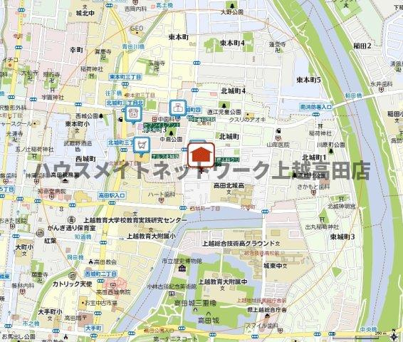 シャーメゾン北城の地図|位置図