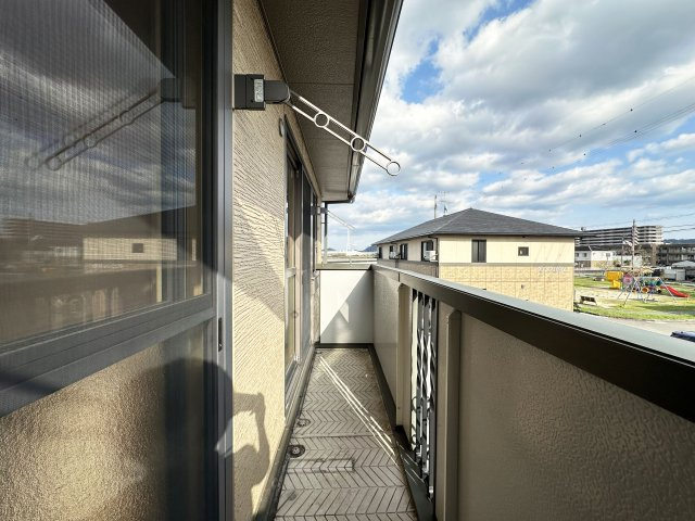 グランフェリオ A棟のバルコニー