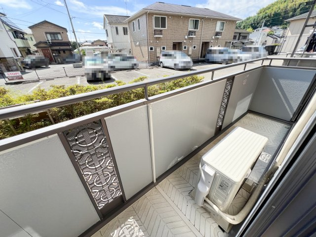 ドルフ東久万のバルコニー