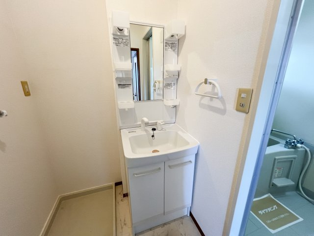 ドルフ東久万の洗面所