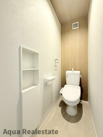 リラクス多肥上町Ⅳのトイレ|シンプルで使いやすいトイレです