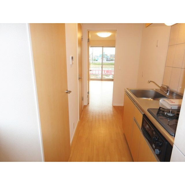 ソレイユⅡの内装|廊下