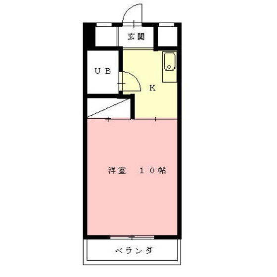 岐阜市柳津町高桑のアパートの間取り