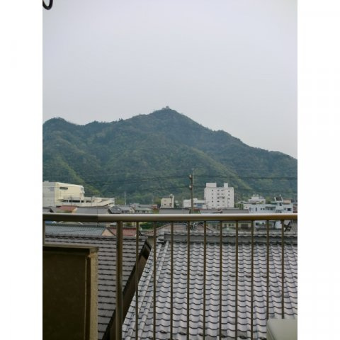 城前レジデンスのバルコニー