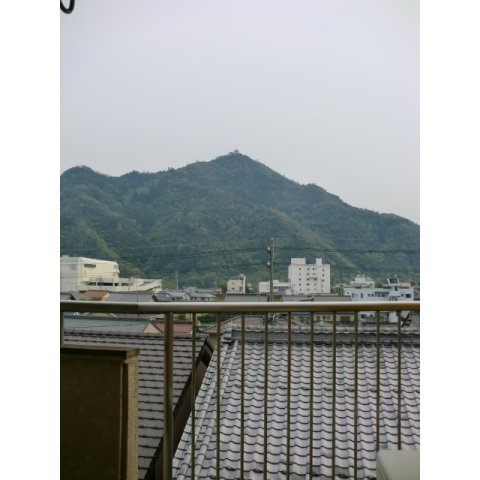 城前レジデンスのバルコニー