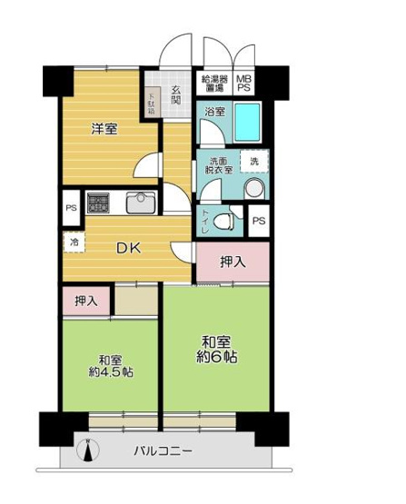 【間取り】 | 今福スカイハイツ