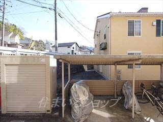 広島市安佐北区落合南９丁目のアパートの展望|募集のお部屋（103号室）からの眺望です！