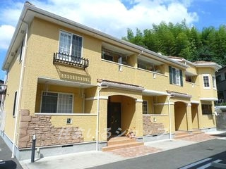 広島市安佐北区落合南９丁目のアパートの外観