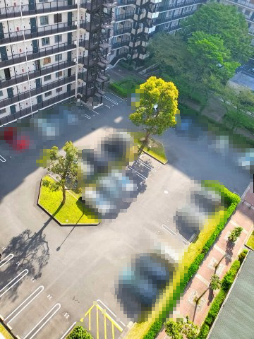 マンハイムグラン石切第一期の駐車場