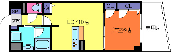 メゾンドバレーの間取り
