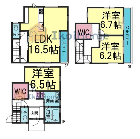 明石市二見町福里　中古戸建の間取り|●年中無休：当日予約可●全居室6帖以上のゆったりとした間取り♪