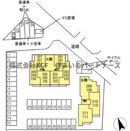 グランツ アルファの区画図