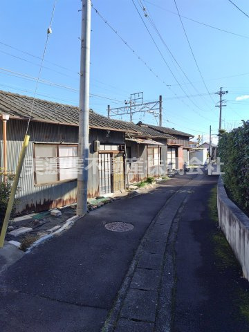 ６４９３３　岐阜市細畑4丁目土地の前面道路含む現地写真