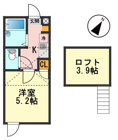 リブ東小岩の間取り