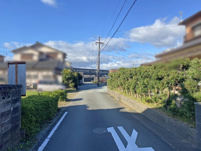 【前面道路含む現地写真】 | 伊勢市小俣町湯田 | 前面道路