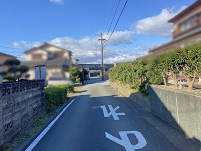 【前面道路含む現地写真】 | 伊勢市小俣町湯田 | 前面道路