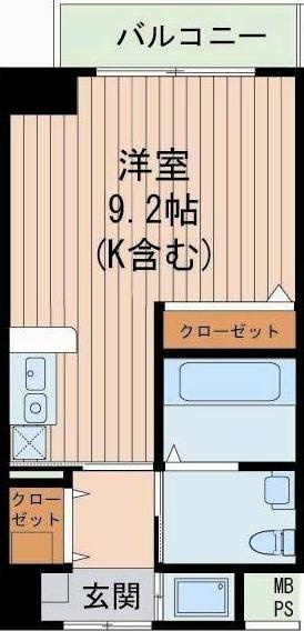 大阪市淀川区木川西１丁目の賃貸マンションの間取り