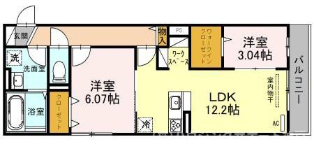 レリヤンファミリオⅧの間取り