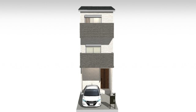 【外観パース】 | 桂上野西町　建築条件付き売土地