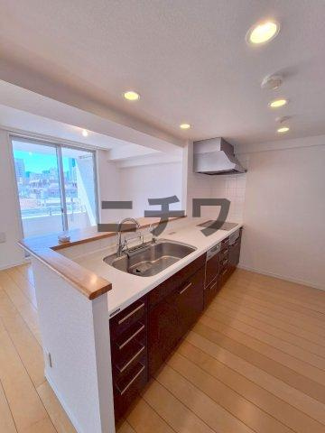 アトラス諏訪町レジデンスのキッチン|★IH3口、食洗器、グリル付きキッチン★