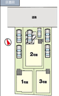 【区画図】 | 【名古屋市天白区塩釜口2丁目502新築戸建2号棟】✨️仲介手数料無料✨️大坪小学校・御幸山中学校