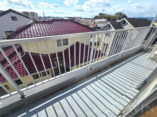 ハイツかつらのバルコニー