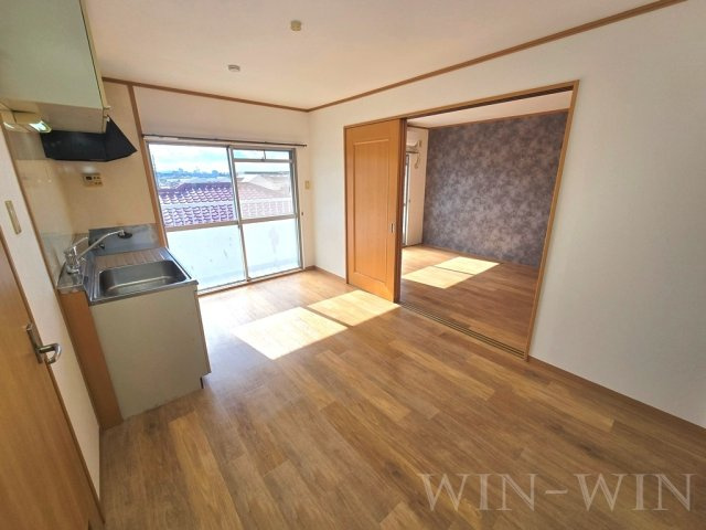 ハイツかつらの居間・リビング