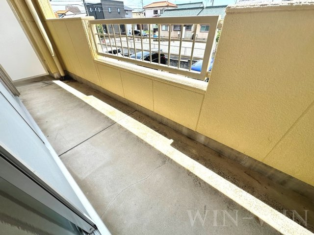 ハイツ西上 Bのバルコニー