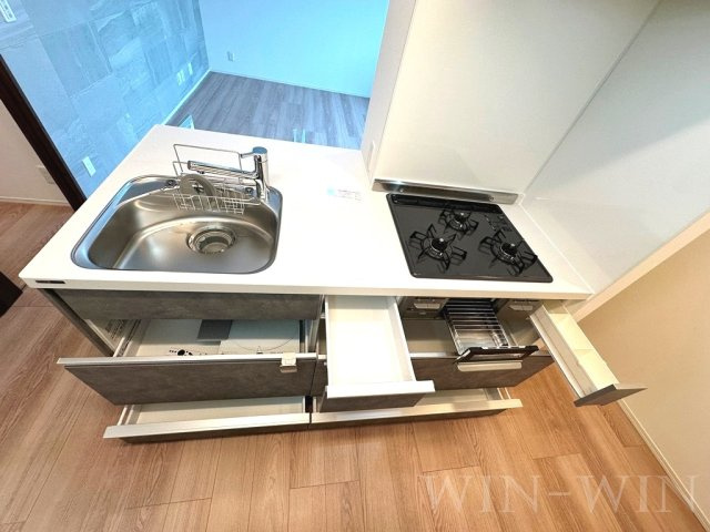 ファミール駅西のキッチン