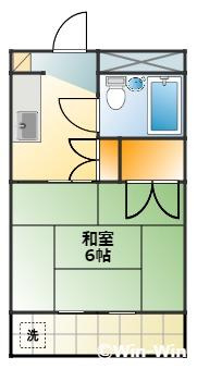 サンライフ堂坂 Aの間取り