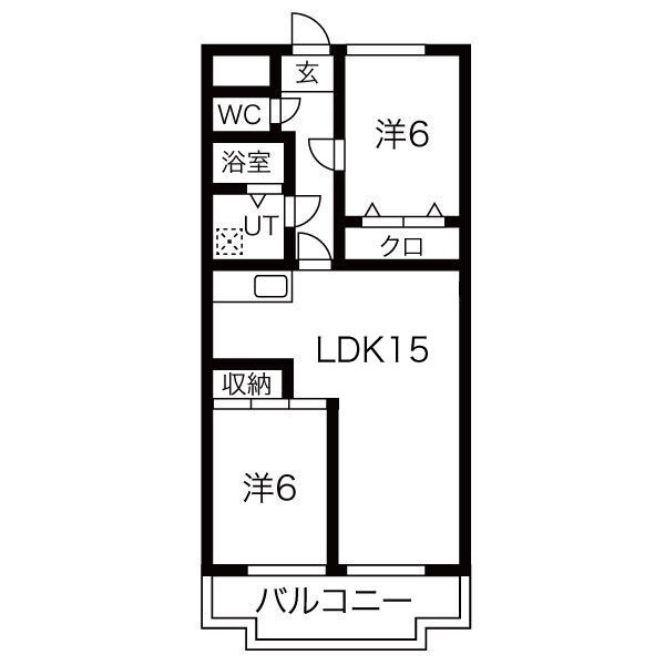 オアシス鷹丘の間取り