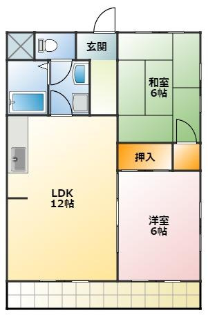 アスカ Ⅱの間取り