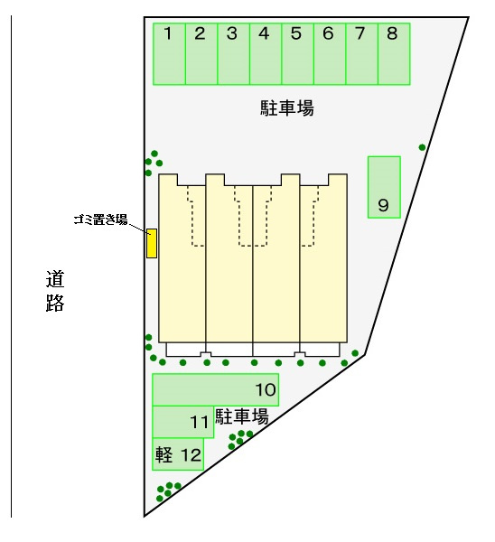 ベルアンジュの区画図