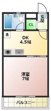 Blue Skyの間取り