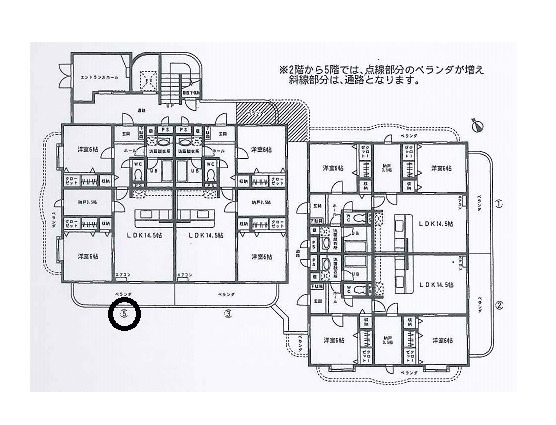 プランドール FIVEの間取り