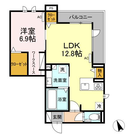 グランヴェール柱の間取り