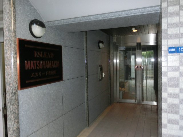大阪市中央区松屋町の賃貸マンションのエントランス