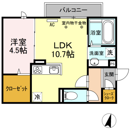 花館の間取り