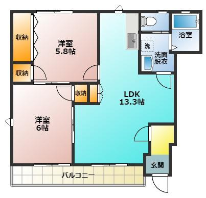 セントレアハイツナカムラの間取り