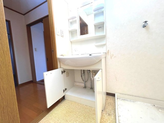 メゾンソレイユの洗面所