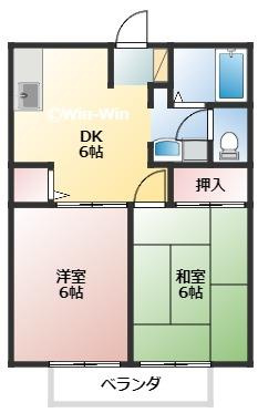 ユトリロ忠興 2の間取り