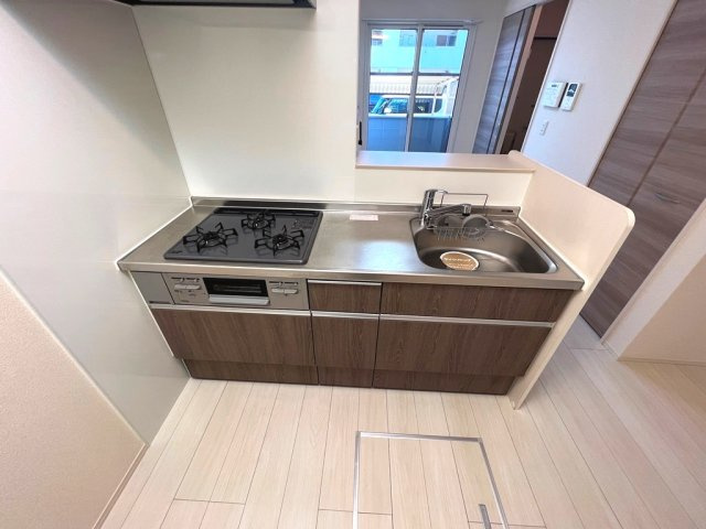 D-roomやまは C棟のキッチン