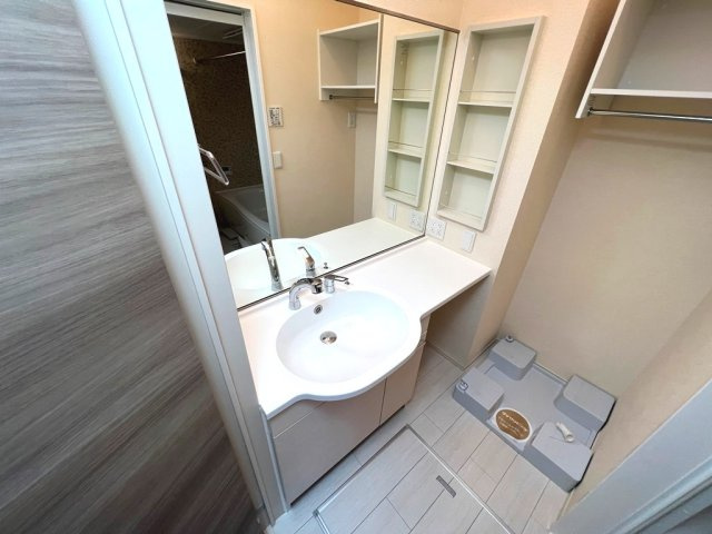 D-roomやまは C棟の洗面所