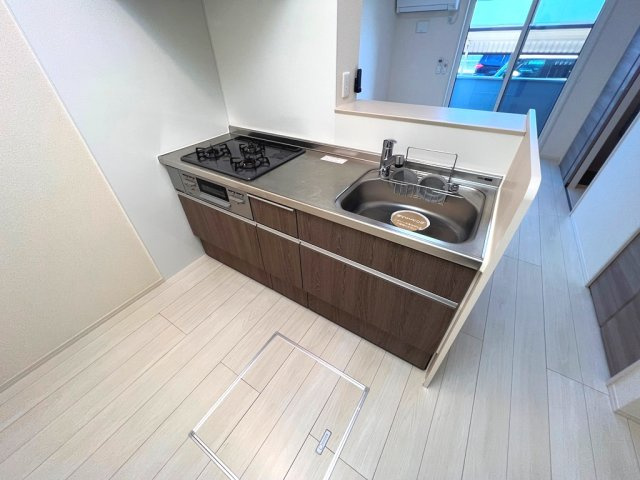 D-roomやまは C棟のキッチン