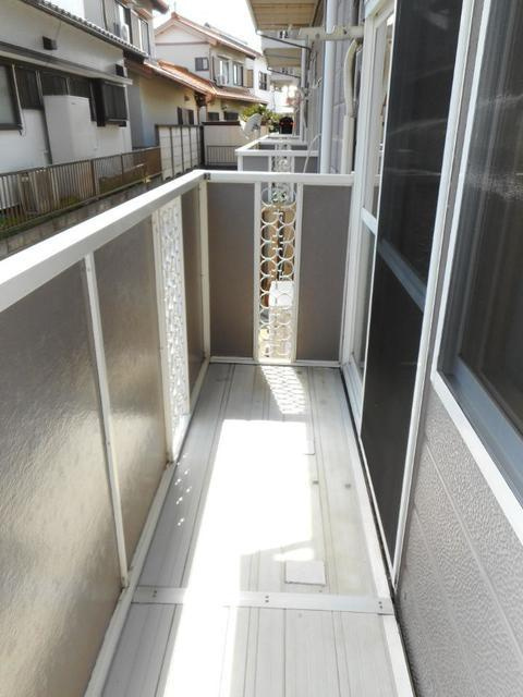 ニューシティタカのバルコニー