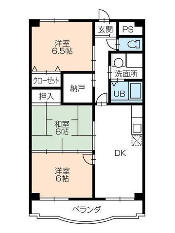 みゆきサンプラザの間取り